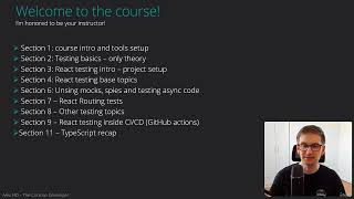 React Testing | 01.1 - Course Structure