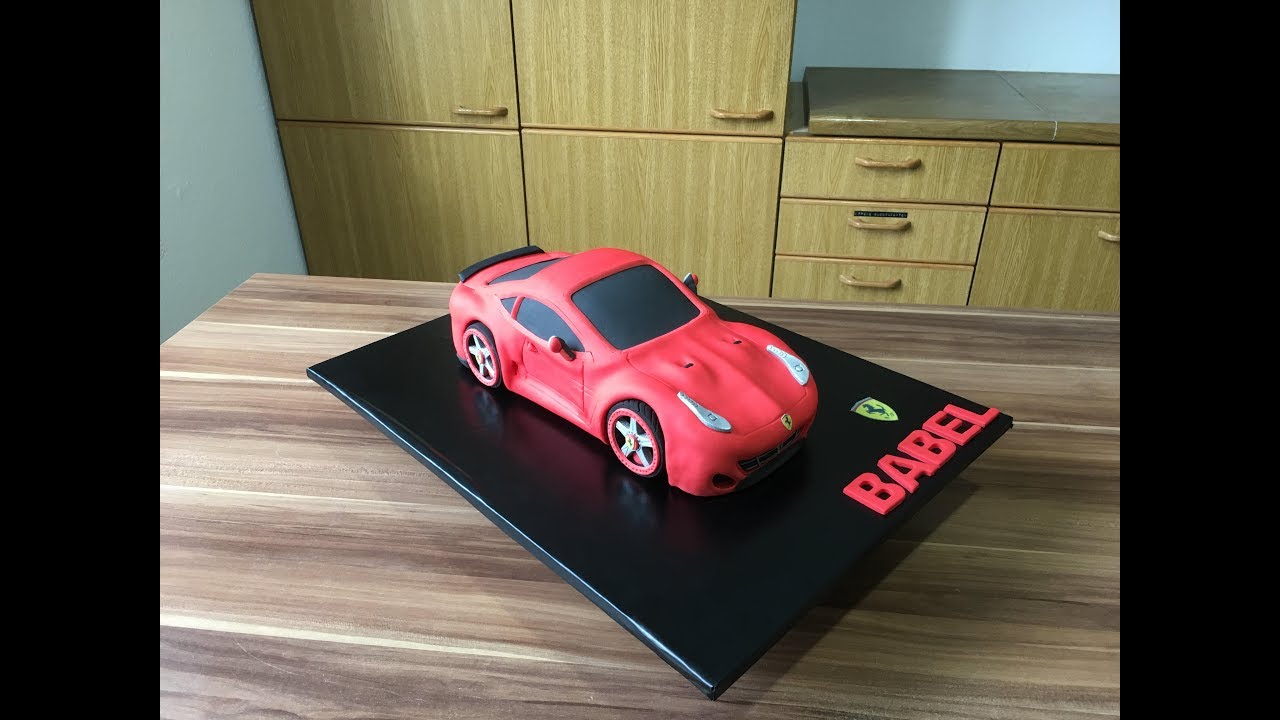 Ferrari Torte .Ferrari Cake .  طريقة صنع كيكة فيراري.  تورتة فيراري  California Cake