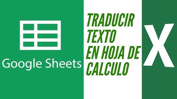 TRADUCIR Texto con EXCEL y Google SHEETS  ✅