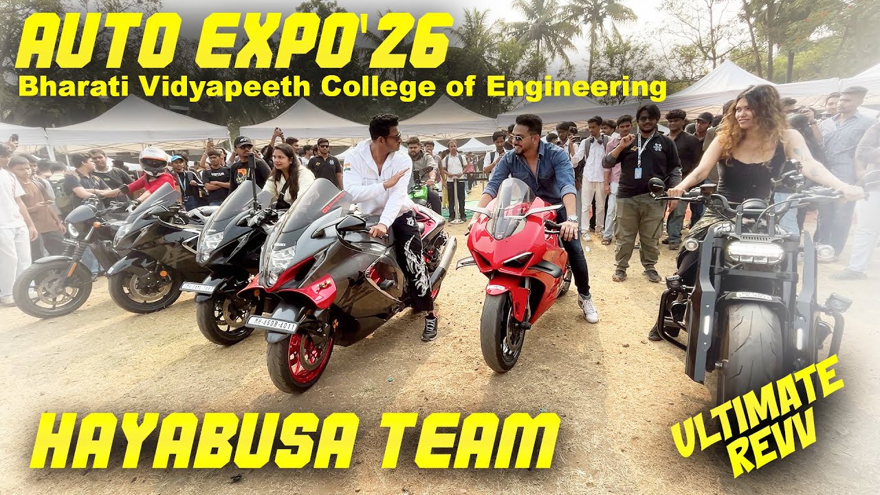 Auto Expo 26 at Bharati Vidyapeeth Engineering College, Kharghar | Superbike Participant Experience