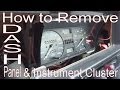 How to Remove Dash Panel & Instrument Cluster. VW Golf Mk2