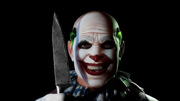 Character for Unreal 5 - Evil Scary Clown