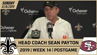 Sean Payton Postgame Reactions After Week 14 loss vs 49ers | New Orleans Saints Football