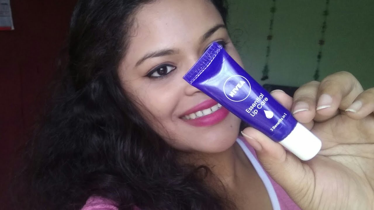 Nivea Essential Lip Care Review in hindi/ 3Benefits in 1 / Nivea Lip