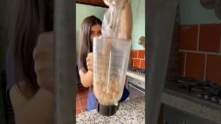 Licuado de mani con leche ¡En 37 segundos! Maní 🥜