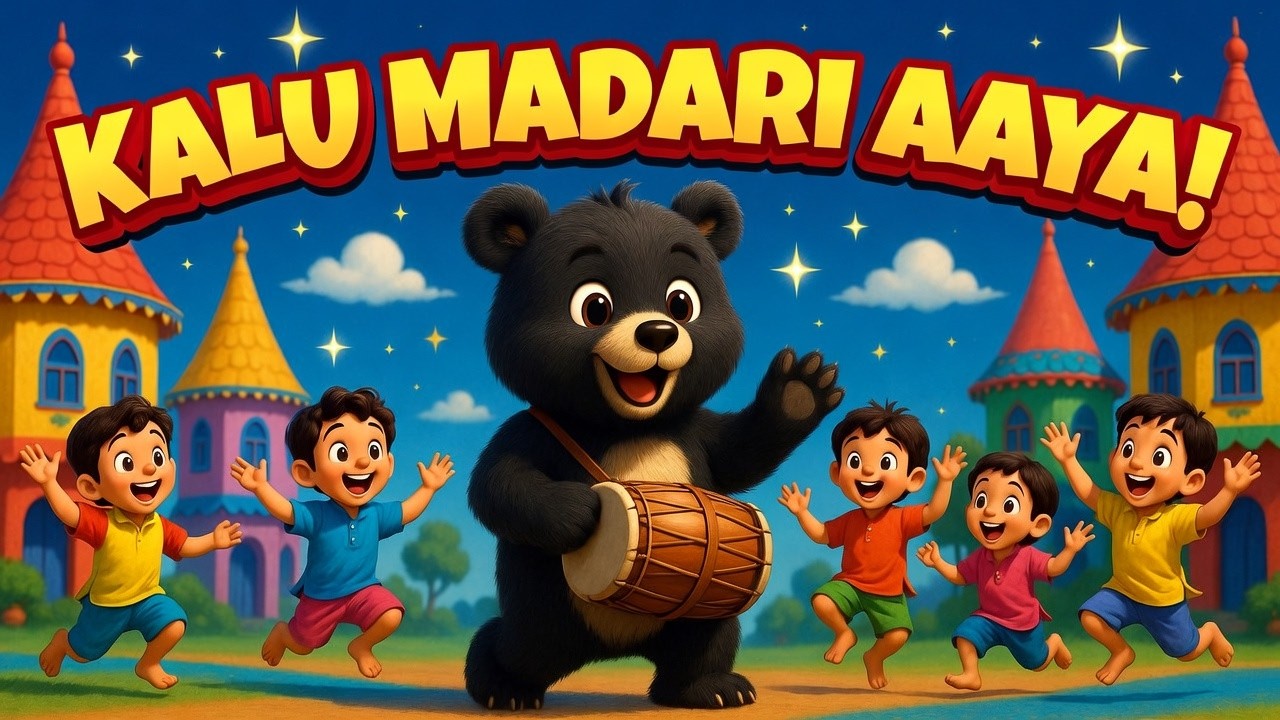Kalu Madari Aaya | कालू मदारी आया | Hindi Rhymes And Baby Songs | Hindi Balgeet | Kids Lado1TV