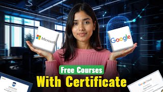 Free AI Courses 2025 | Google & Microsoft Free Certificates