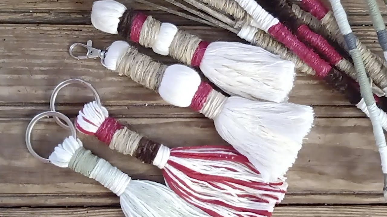 Embarrilado textil - Qué hago con los hilos que sobran de otros proyectos  - Muy fácil - Paso a paso