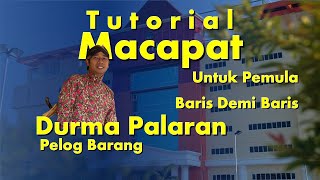 Tembang Durma Palaran Pelog Barang