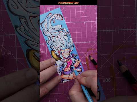 One Piece Luffy Gear 5 Sketchcard