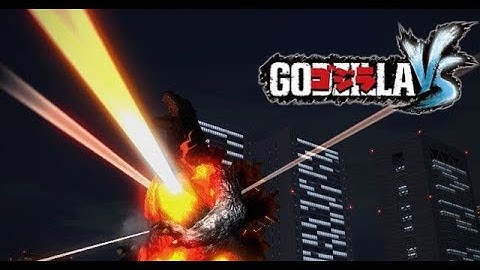 Godzilla the game: Burning Godzilla king of kaiju mode