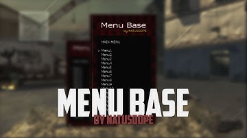 MENU BASE ADVANCED DESIGN BY NATUSDOPE - BACKUP/PATCH - MW2 1.14 [NO JAILBREAK NEEDED]