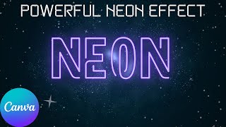 Master Glowing Neon Text Effects in Canva: Step-by-Step Tutorial in Hindi