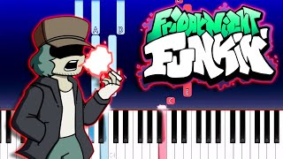 Friday Night Funkin - VS Garcello Songs On Piano (Piano Tutorial)