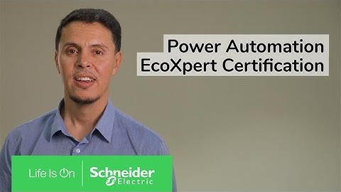 Power Automation EcoXpert Certification | Schneider Electric
