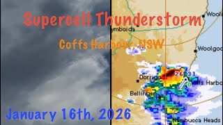 Severe Supercell Thunderstorm in Coffs Harbour *Loud Thunder Heavy Rainfall!* Severe Supercell Thunderstorm in Coffs Harbour *Loud Thunder Heavy Rainfall!*