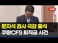 2025 더불어민주당 국정감사 문지석 검사 외압 쿠팡CFS 퇴직금 사건