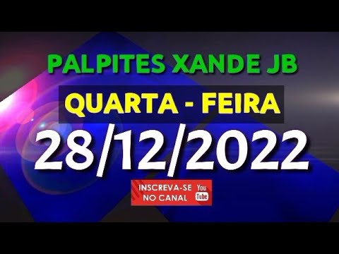 Palpite dia 28/12/2022 – JOGO DO BICHO TODAS AS LOTERIAS