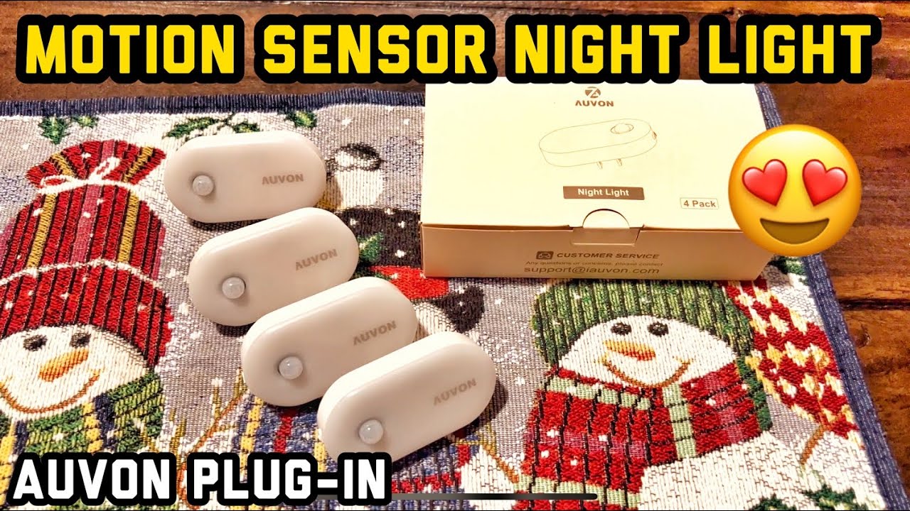 AUVON Motion Sensor Night Light  Plug In