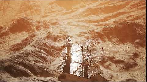 Opportunity Mars Exploring the Surface of Red Planet | Motion Graphics - Envato elements