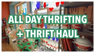 YOU’RE GOING TO WANT TO SEE THIS!!! ~ THRIFT WITH ME + THRIFTING HAUL ~ HOME DECOR THRIFT HAUL