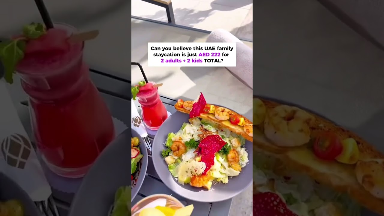 We found an unbelievable UAE staycation for 4 people! 😍 