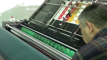 FLUTE LAMINATOR WITH SOLID TO SOLID OPERATION