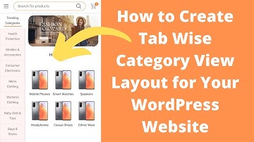 How to Create Tab Wise Category View Layout for Your WordPress Website (Hindi)