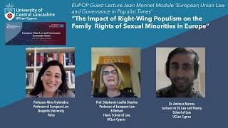 EUPOP Lecture - The Impact of Right-Wing Populism on the Family Rights of Sexual Minorities in EU