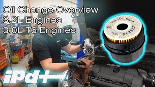 IPD Volvo Engine Oil Change Overview 3.2L NA and 3.0L turbo engines XC90, XC60, V60, S60, V70, XC70