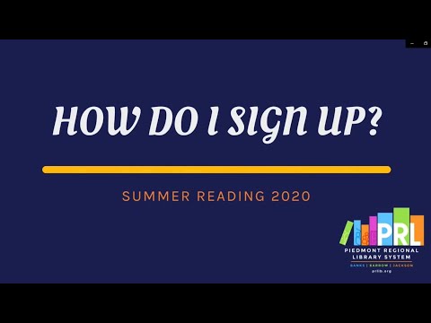 How To Sign Up with the Beanstack Website for Summer Reading 2020