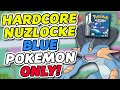 Pokemon Sapphire Hardcore Nuzlocke - Blue Pokemon ONLY! (No Items No Overlevelling)