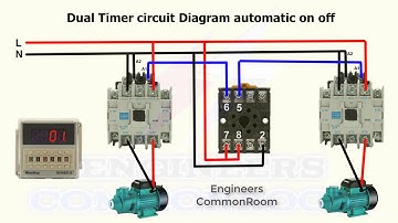 automatic on off dual timer connect/timer switch circuit | Engineers CommonRoom