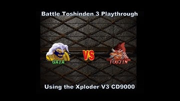 Battle Arena Toshinden 3 Gaia Playthrough using the Xploder V3 CD9000 for Ps1 :D #Playstation #Sony
