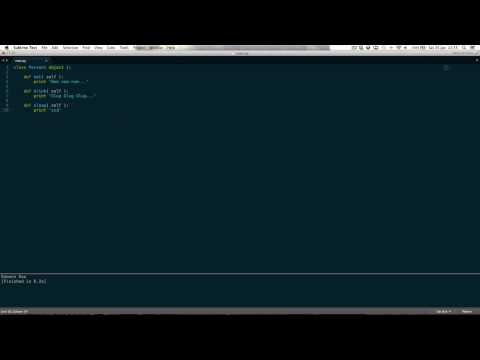 Python 2.7.6 Tutorial Episode 13: Subclassing
