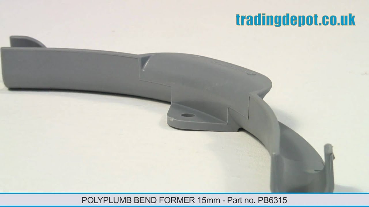 TRADING DEPOT Polyplumb Bend Former 15mm Part no. PB6315 YouTube