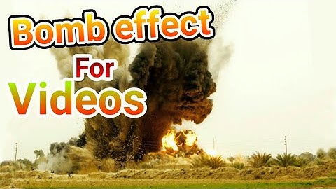 Make amazing fx video using BOMB effects | fxguru movie fx
