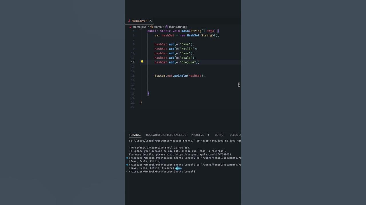 Java HashMap vs HashSet - YouTube