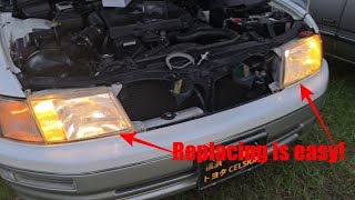 How to: Replace the low-beam headlights in your LS400/Celsior