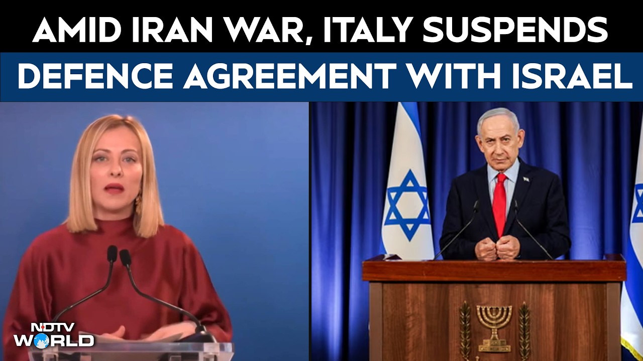 Israel News | Amid Iran War, Italy Suspends Defence Agreement With ...