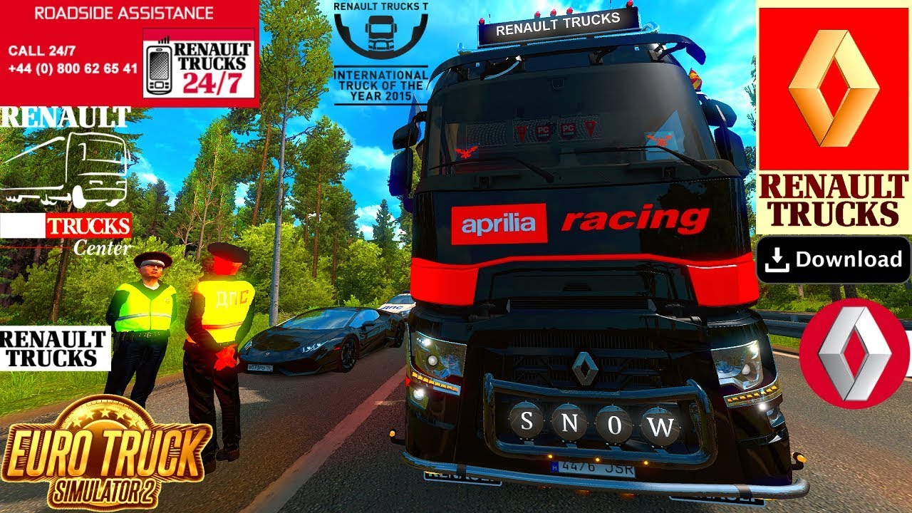 Renault Range T Ets2 1 34 Download Youtube