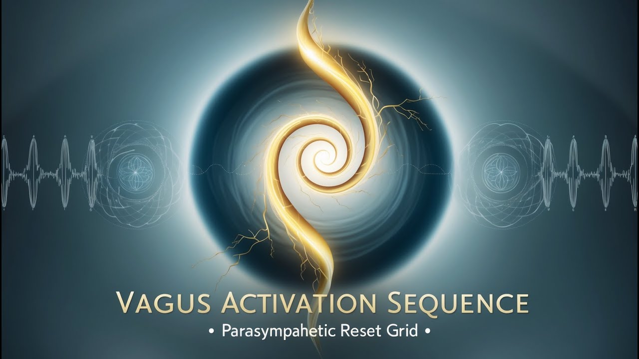 Vagus Activation Sequence | Parasympathetic Reset Grid with Grid 3 Bisochronic™ Healing Frequencies