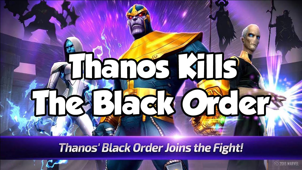 [Marvel Future Fight] Thanos Kills the Black Order