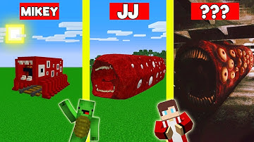 TRAIN EATER BUILD BATTLE In Minecraft - NOOB VS PRO CHALLENGE - Maizen Mizen Mazien Parody