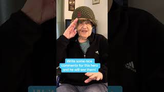 Can you believe the HELMET still fits 101 y.o. WW2 vet #fitness #faith #GOD #BHAGWANJI #JESUS #LORD