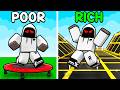 Spending $8,592,763 To Build The BIGGEST TRAMPOLINE PARK In Roblox..