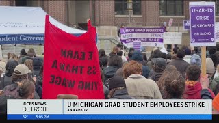University of Michigan grad assistants go on strike