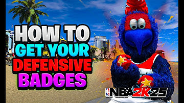 HOW TO GET ALL YOUR DEFENSIVE BADGES MAXED OUT IN 24 HOURS ON NBA 2K25!!!