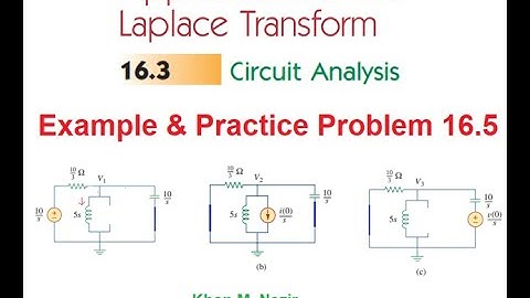 (English)ENA || Example & Practice16.5 || Application of Laplace Transform|| Use of Superposition