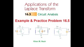 (English)ENA || Example & Practice16.5 || Application of Laplace Transform|| Use of Superposition